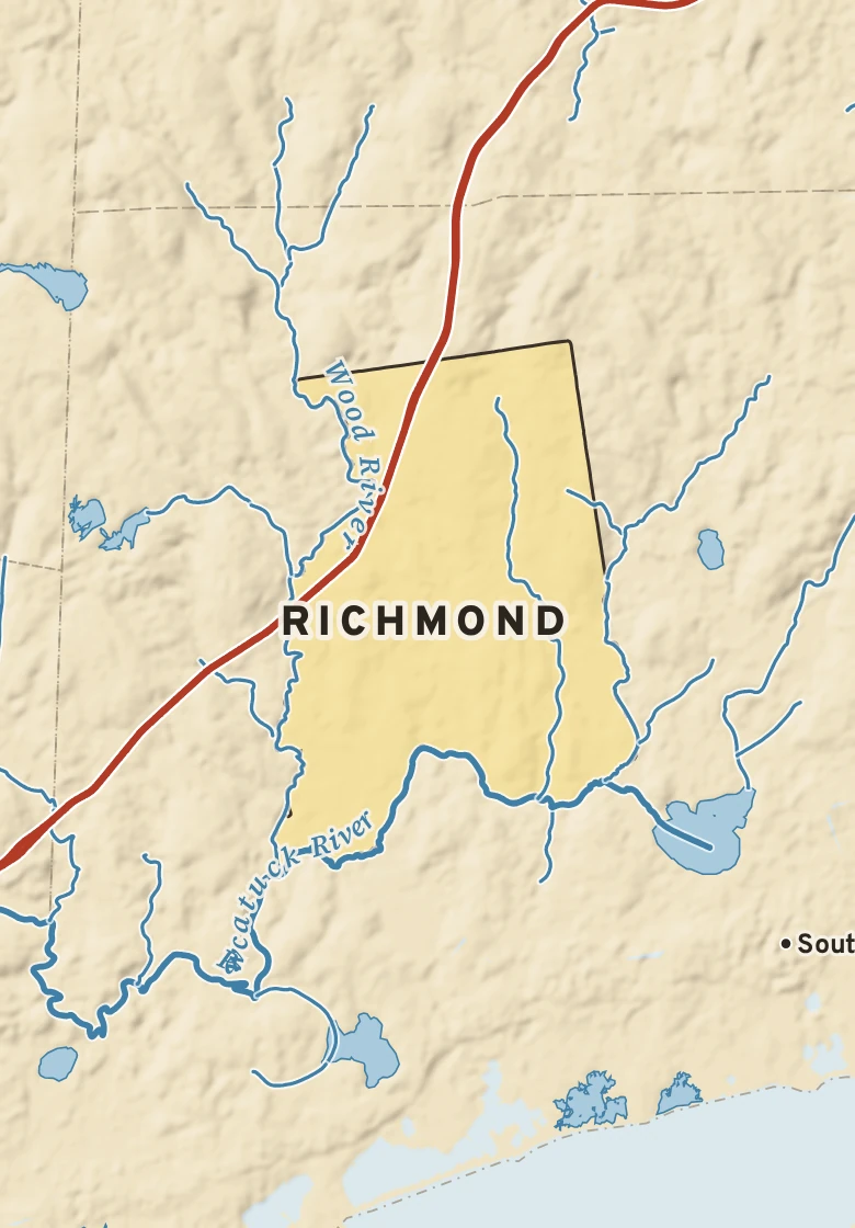 Atlas plate of Richmond, Rhode Island.