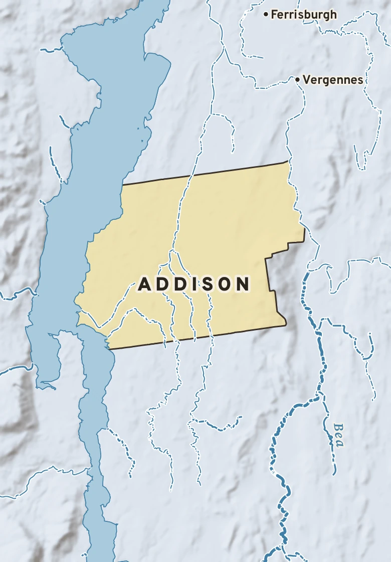 Atlas plate of Addison, Vermont.