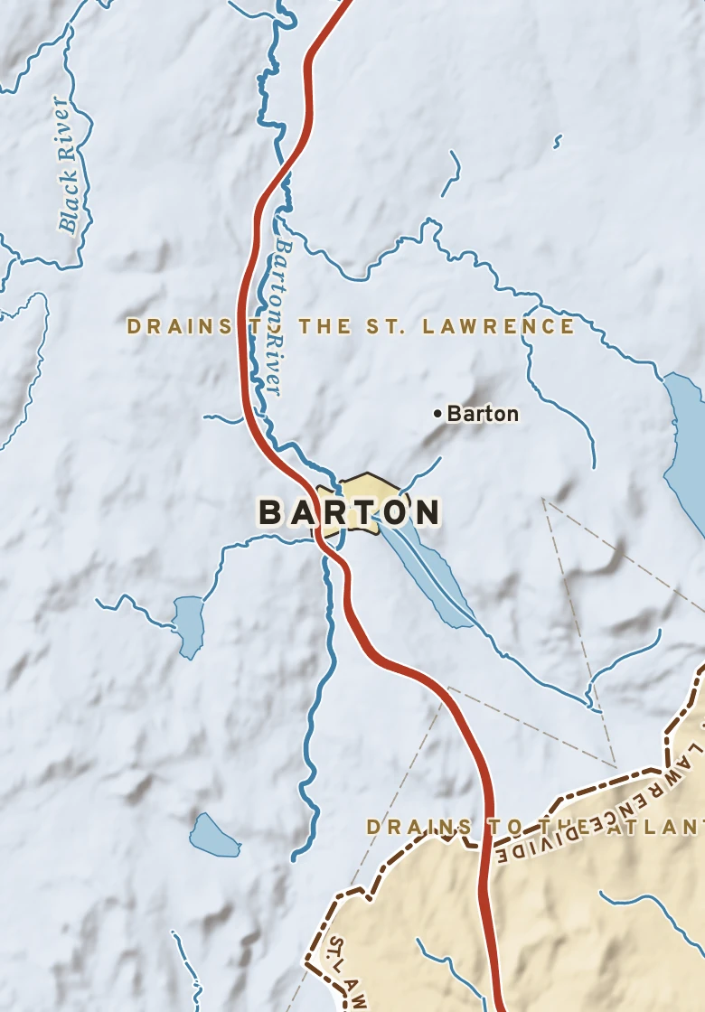 Atlas plate of Barton, Vermont.