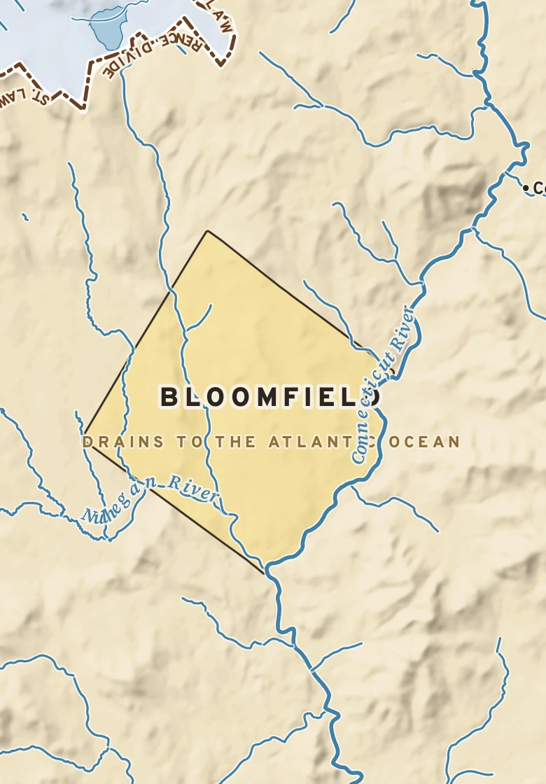 Atlas plate of Bloomfield, Vermont.