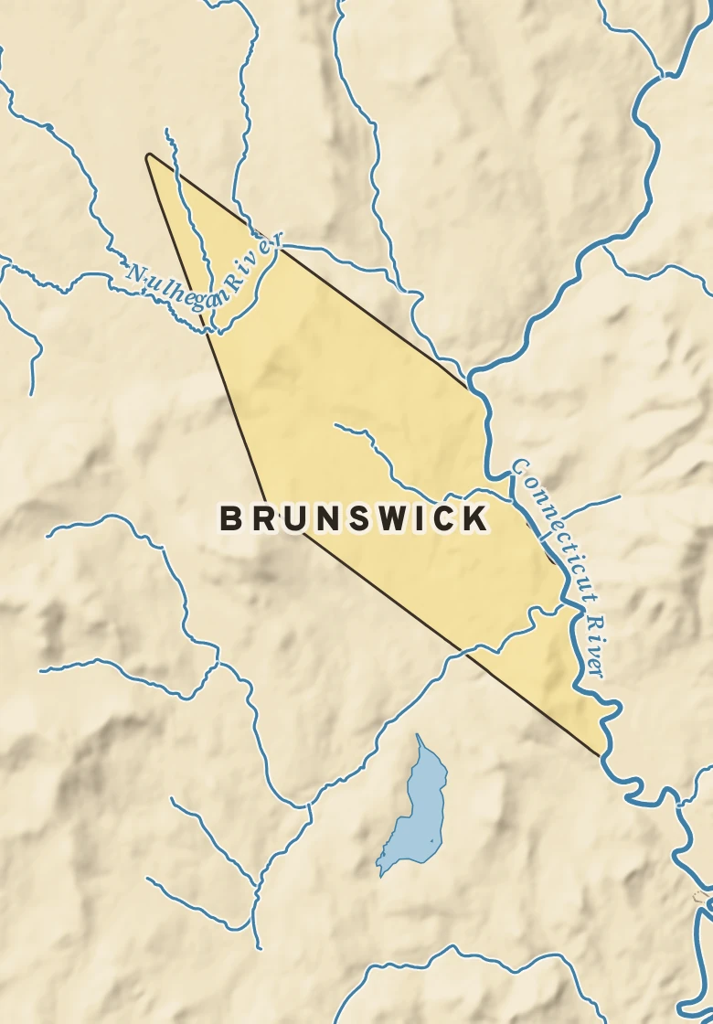 Atlas plate of Brunswick, Vermont.