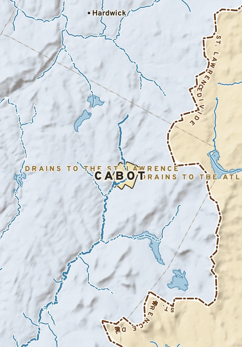 Atlas plate of Cabot, Vermont.
