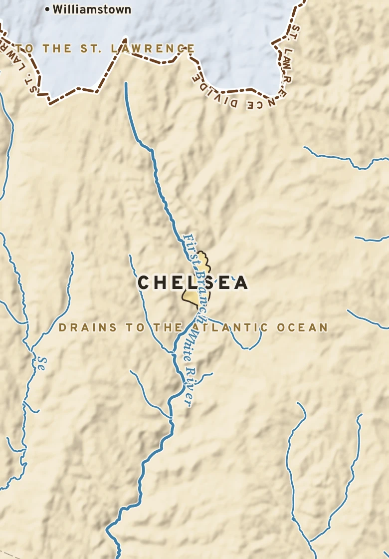 Atlas plate of Chelsea, Vermont.