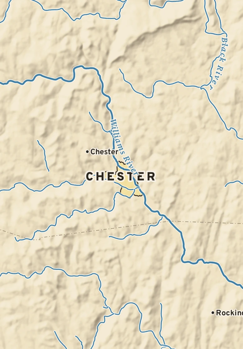 Atlas plate of Chester, Vermont.