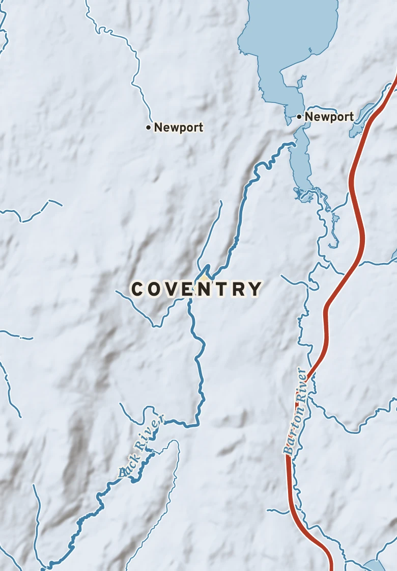 Atlas plate of Coventry, Vermont.