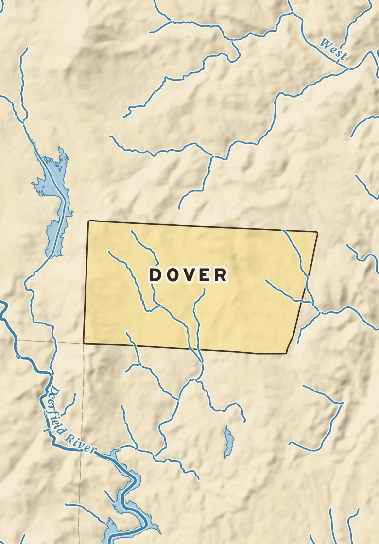 Atlas plate of Dover, Vermont.
