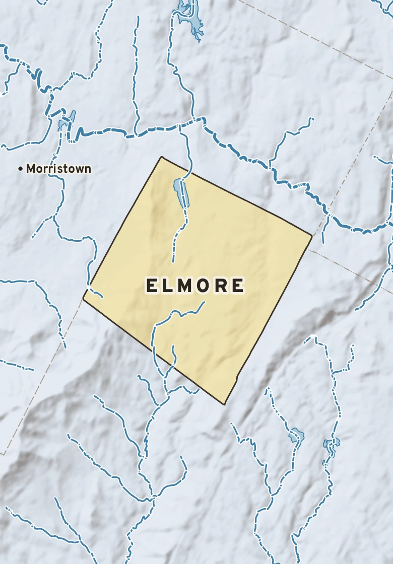 Atlas plate of Elmore, Vermont.