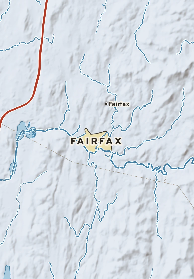 Atlas plate of Fairfax, Vermont.