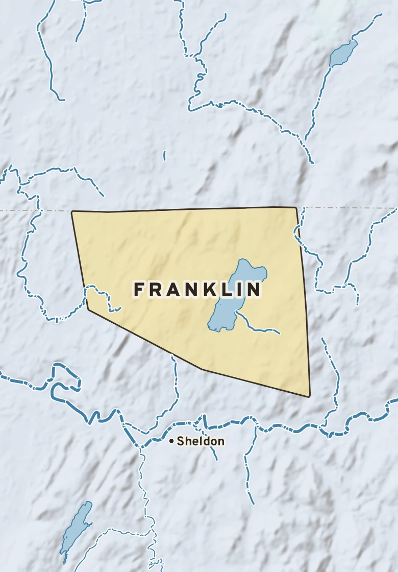 Atlas plate of Franklin, Vermont.