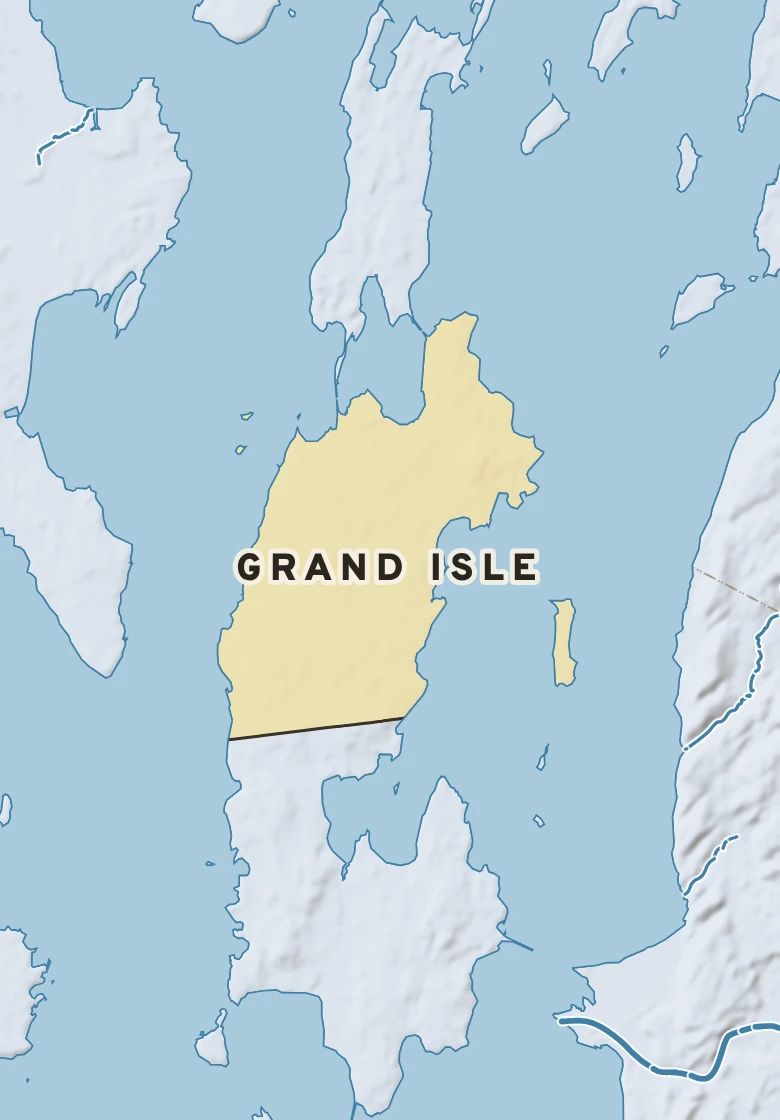 Atlas plate of Grand Isle, Vermont.