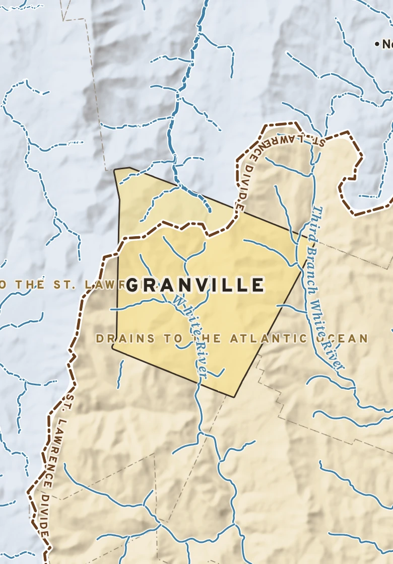 Atlas plate of Granville, Vermont.