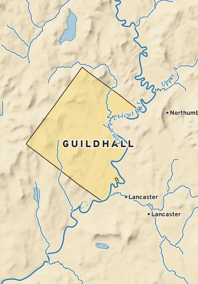 Atlas plate of Guildhall, Vermont.