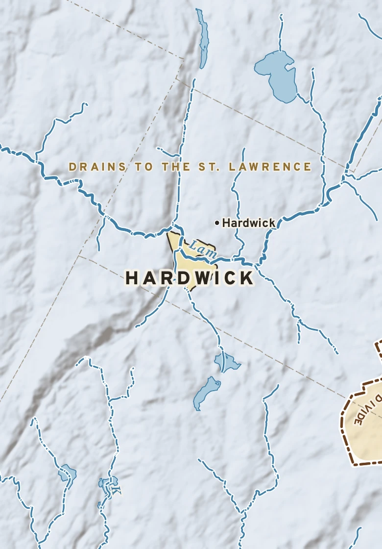 Atlas plate of Hardwick, Vermont.