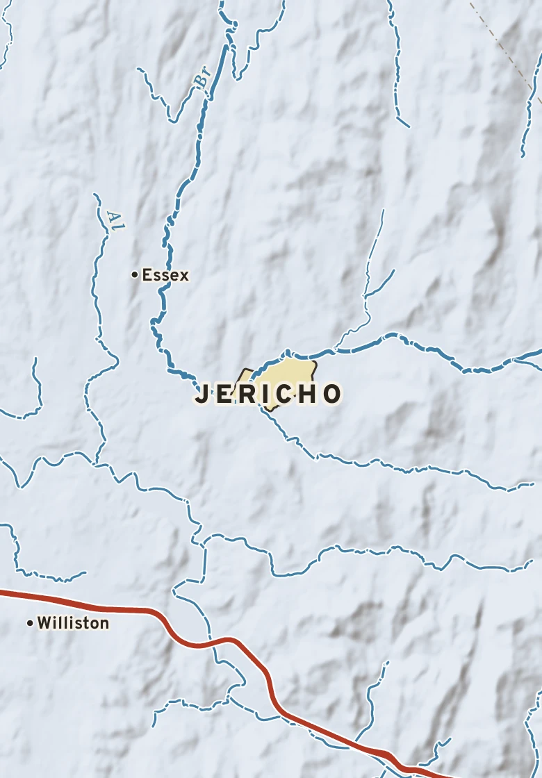 Atlas plate of Jericho, Vermont.