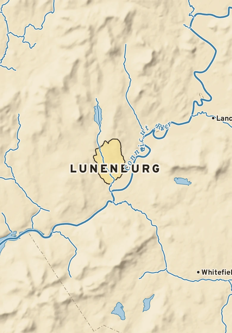 Atlas plate of Lunenburg, Vermont.