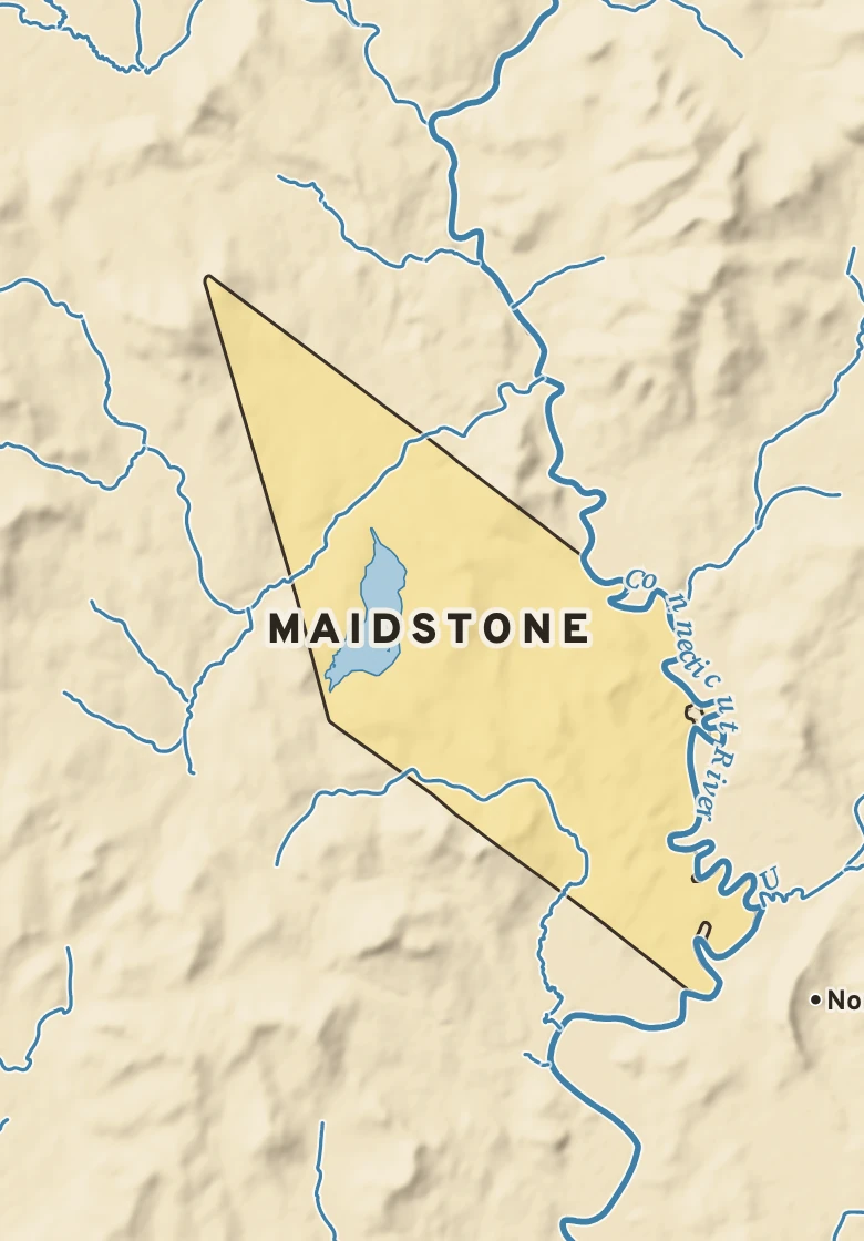Atlas plate of Maidstone, Vermont.