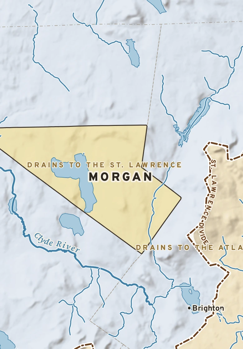 Atlas plate of Morgan, Vermont.