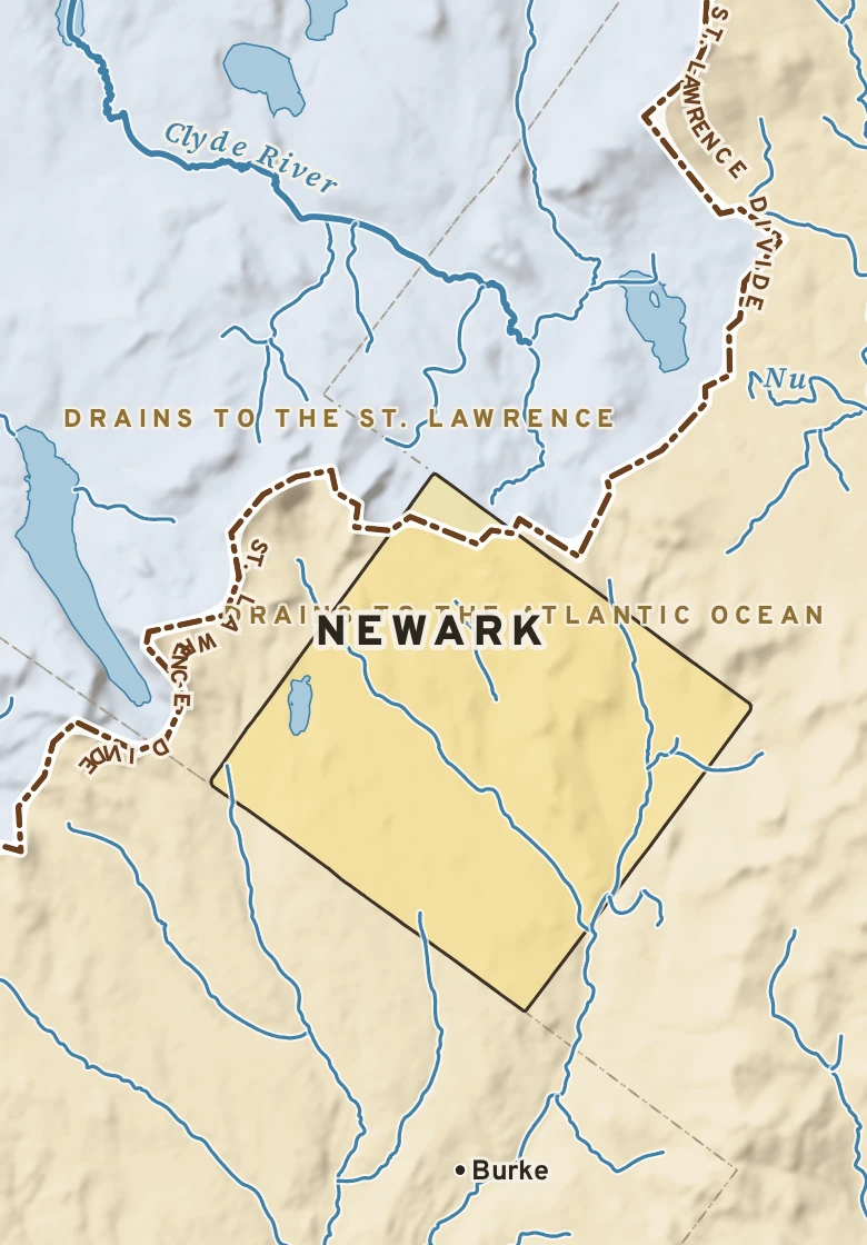 Atlas plate of Newark, Vermont.