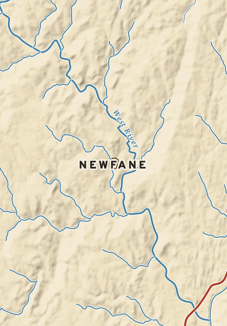Atlas plate of Newfane, Vermont.