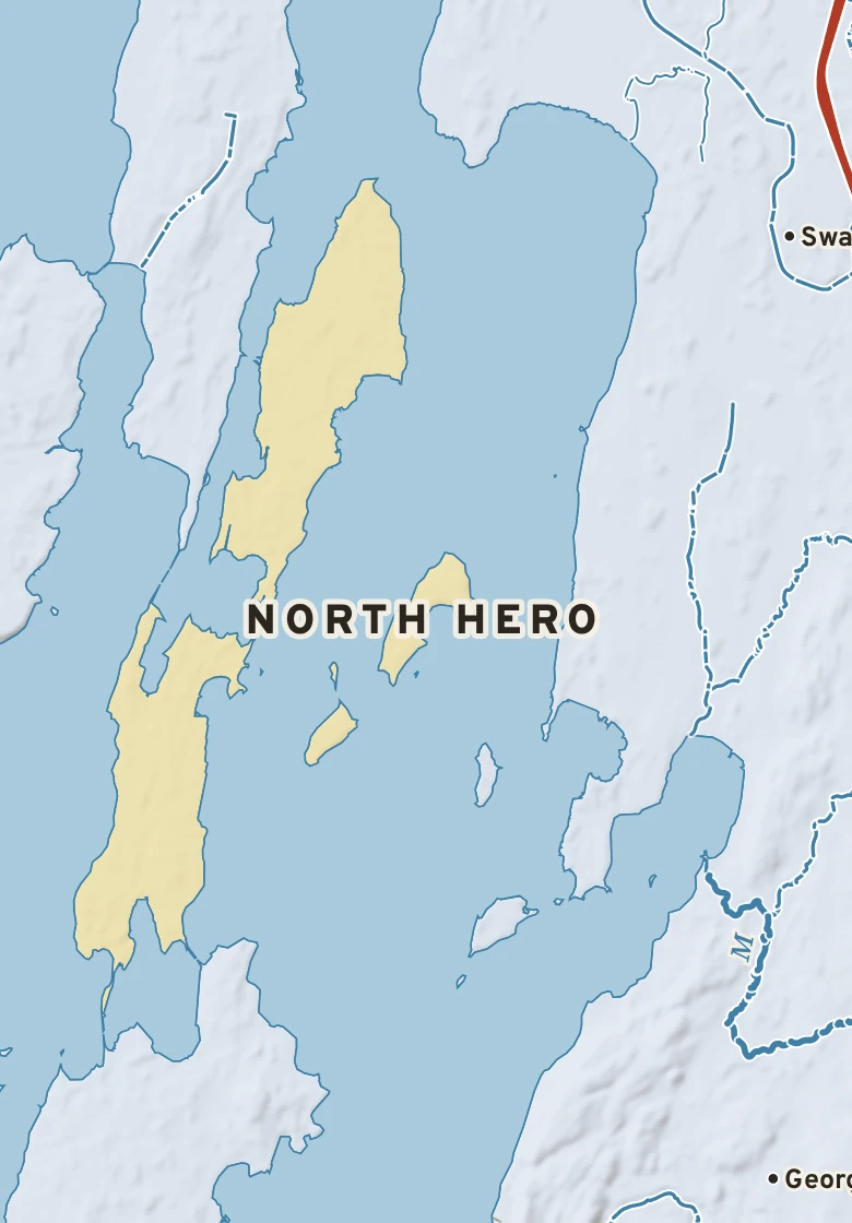 Atlas plate of North Hero, Vermont.