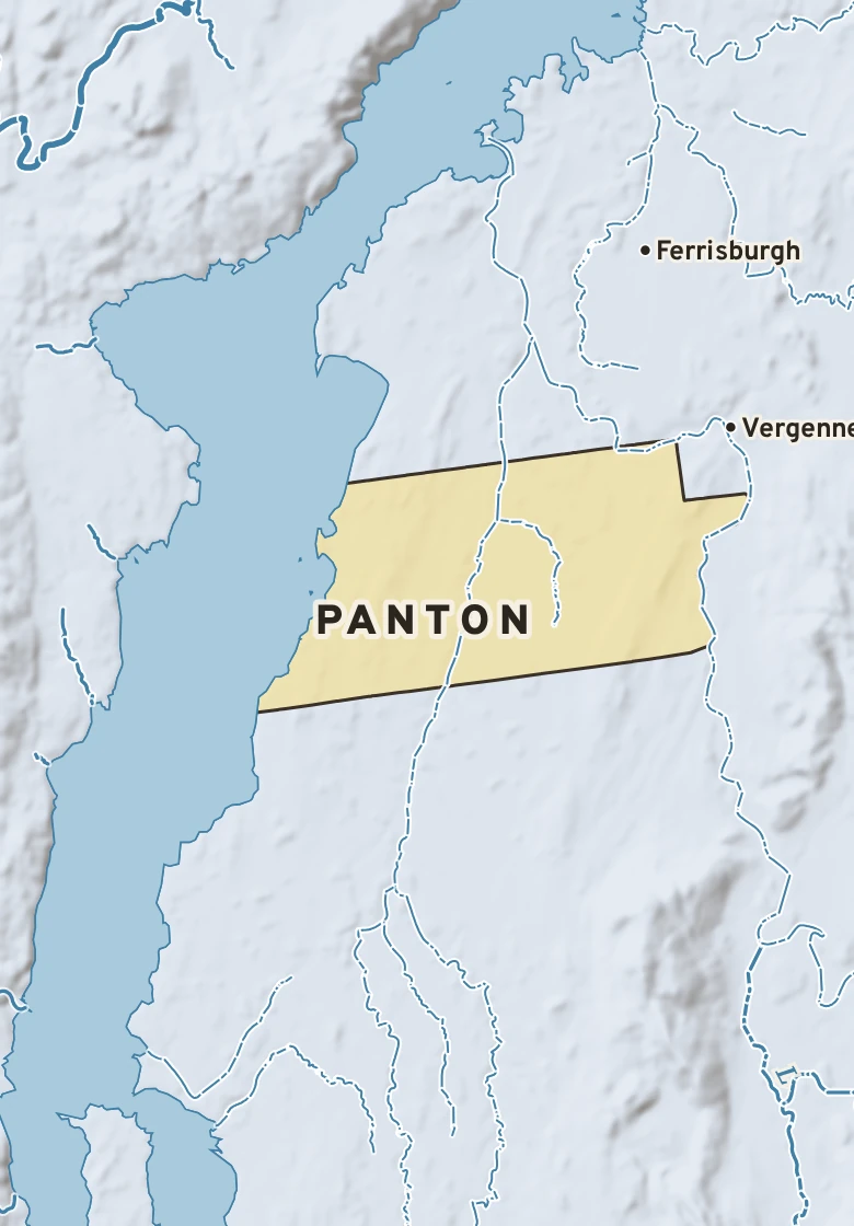 Atlas plate of Panton, Vermont.