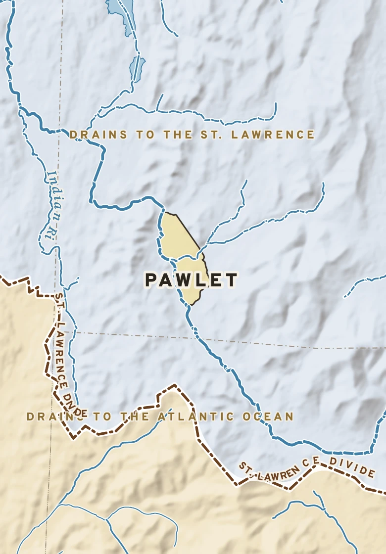Atlas plate of Pawlet, Vermont.