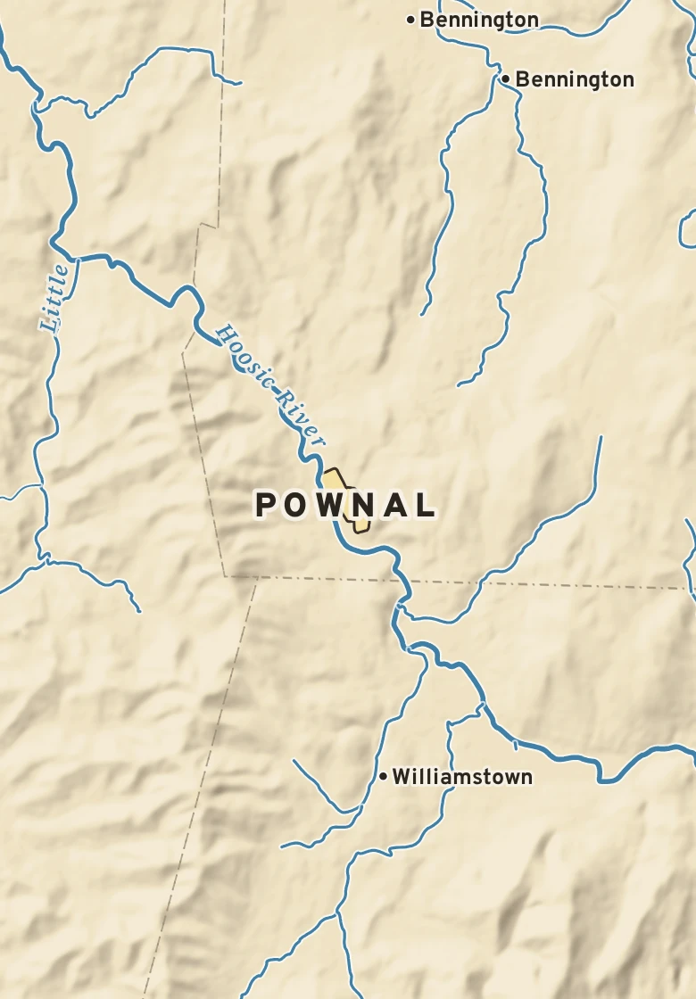 Atlas plate of Pownal, Vermont.