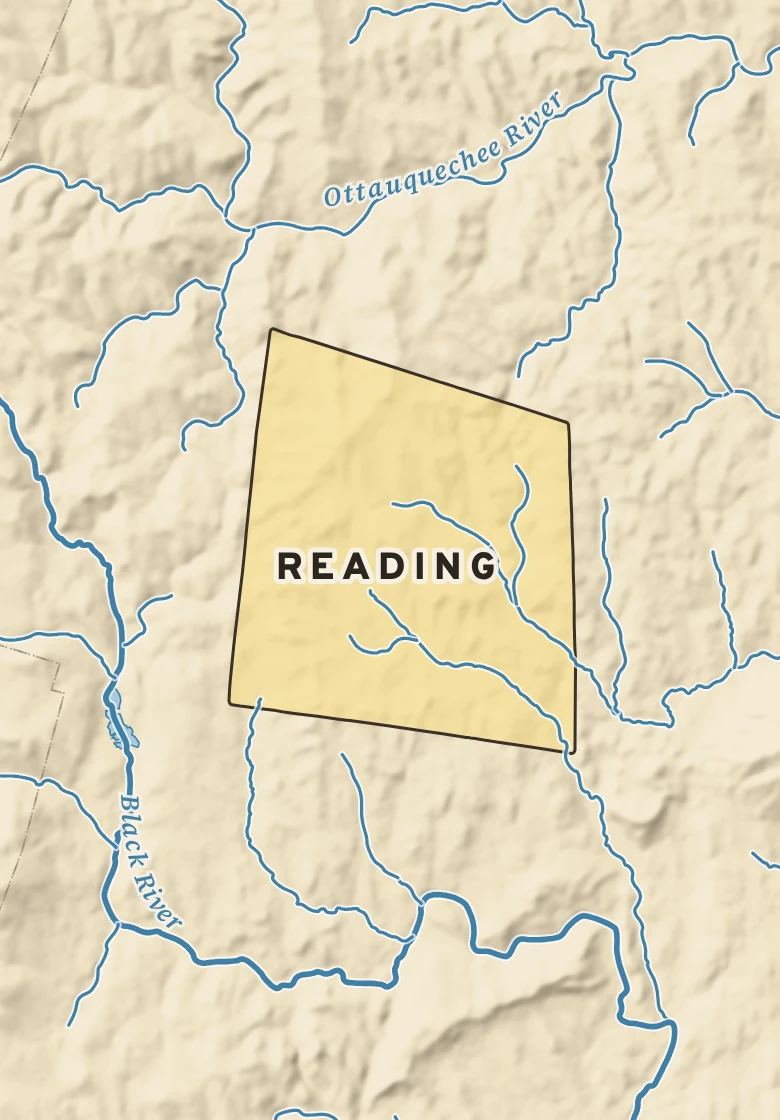 Atlas plate of Reading, Vermont.