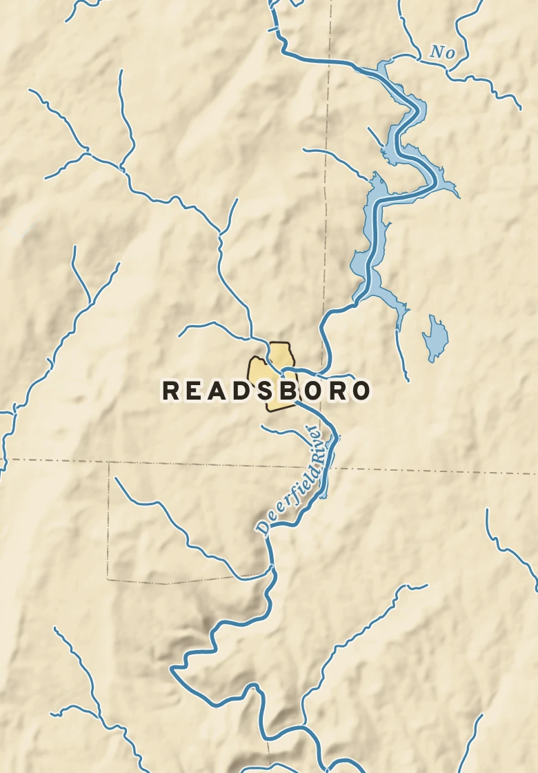 Atlas plate of Readsboro, Vermont.