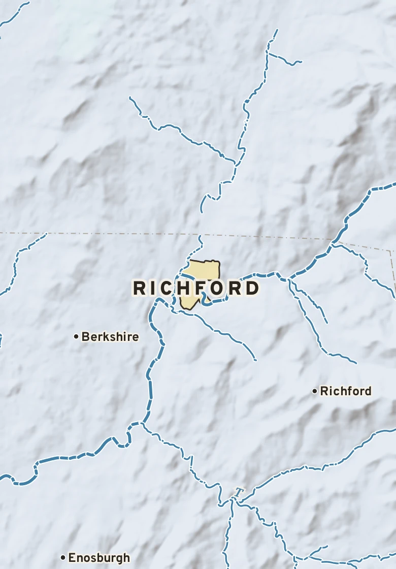 Atlas plate of Richford, Vermont.