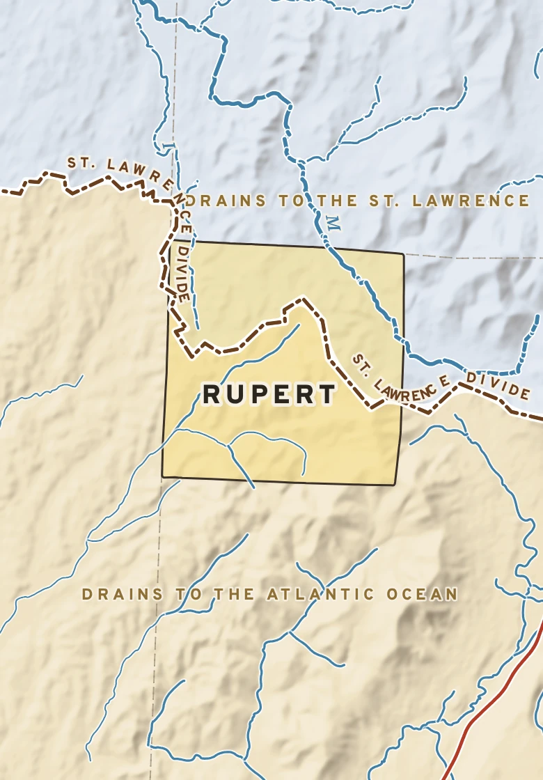 Atlas plate of Rupert, Vermont.