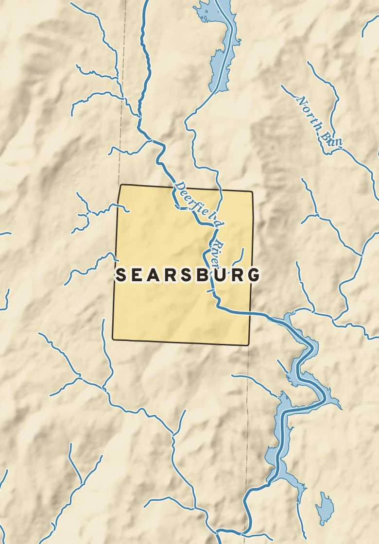 Atlas plate of Searsburg, Vermont.