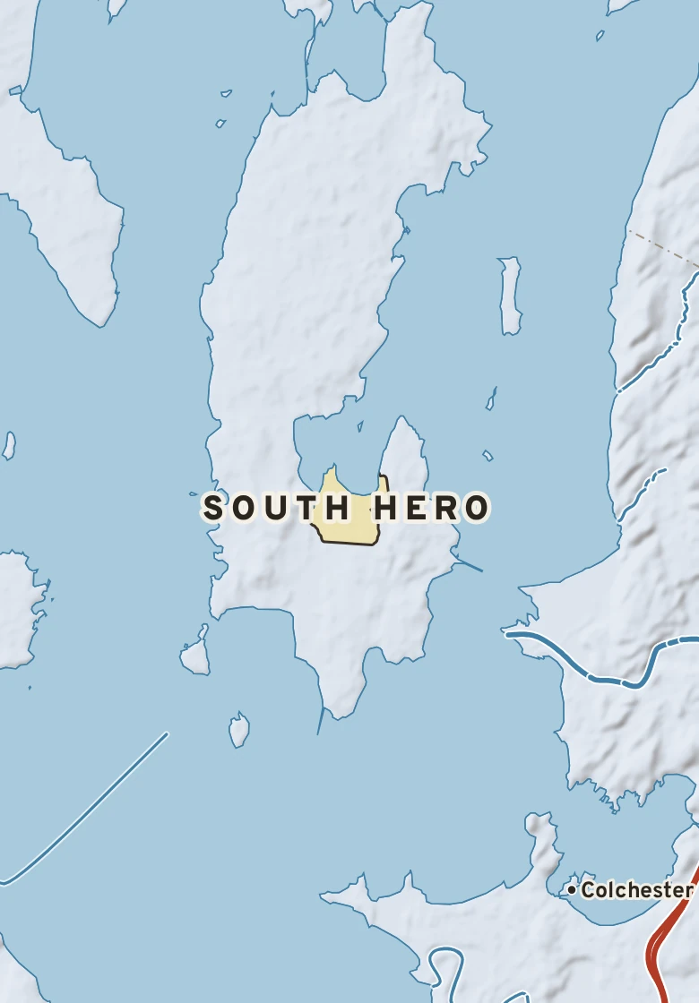 Atlas plate of South Hero, Vermont.