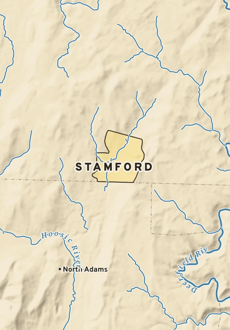 Atlas plate of Stamford, Vermont.