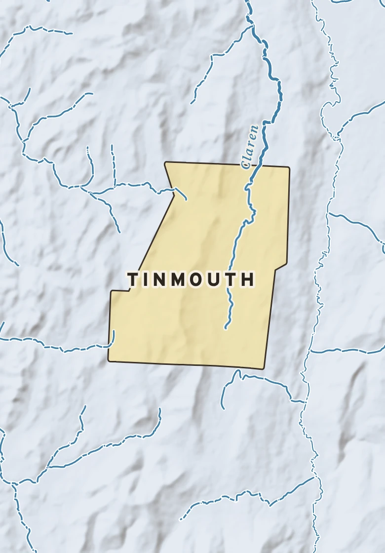 Atlas plate of Tinmouth, Vermont.