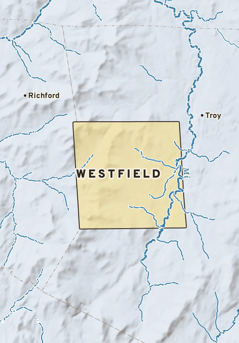 Atlas plate of Westfield, Vermont.