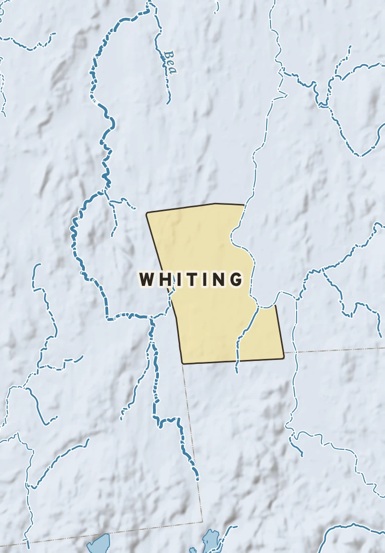 Atlas plate of Whiting, Vermont.