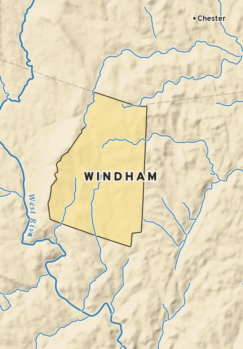 Atlas plate of Windham, Vermont.