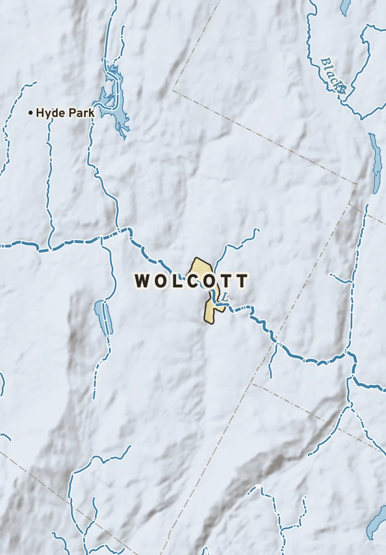 Atlas plate of Wolcott, Vermont.