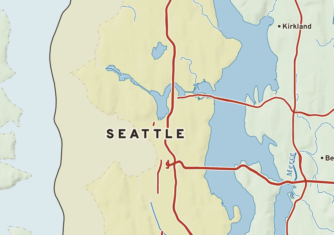 Atlas plate of Seattle