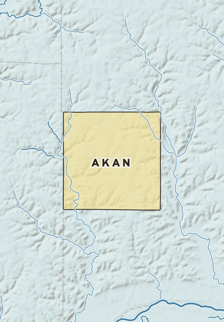 Atlas plate of Akan, Wisconsin.
