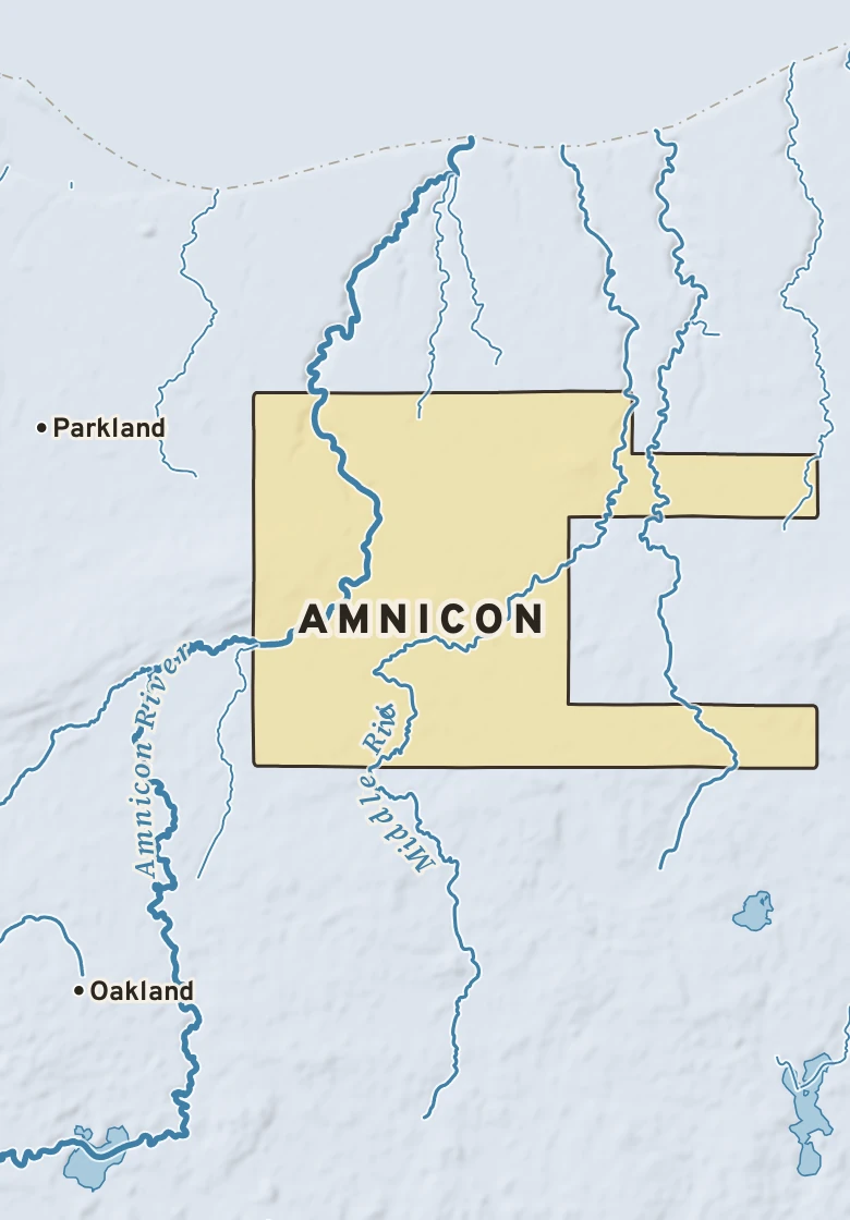 Atlas plate of Amnicon, Wisconsin.