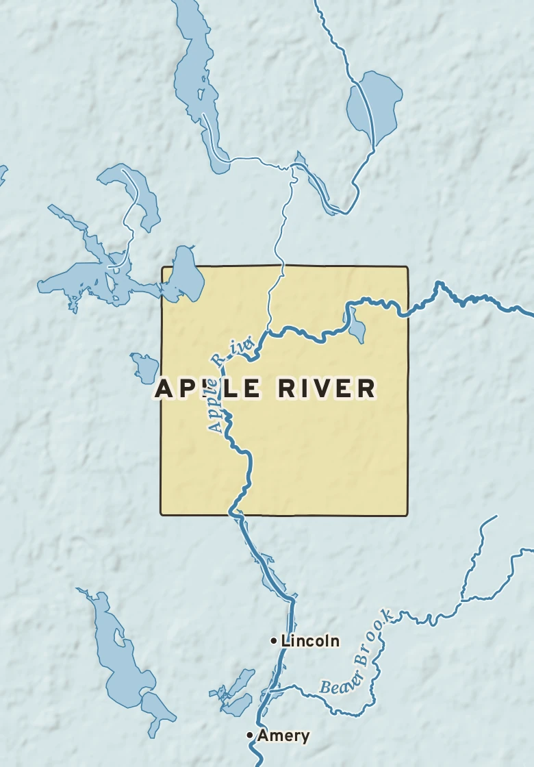 Atlas plate of Apple River, Wisconsin.