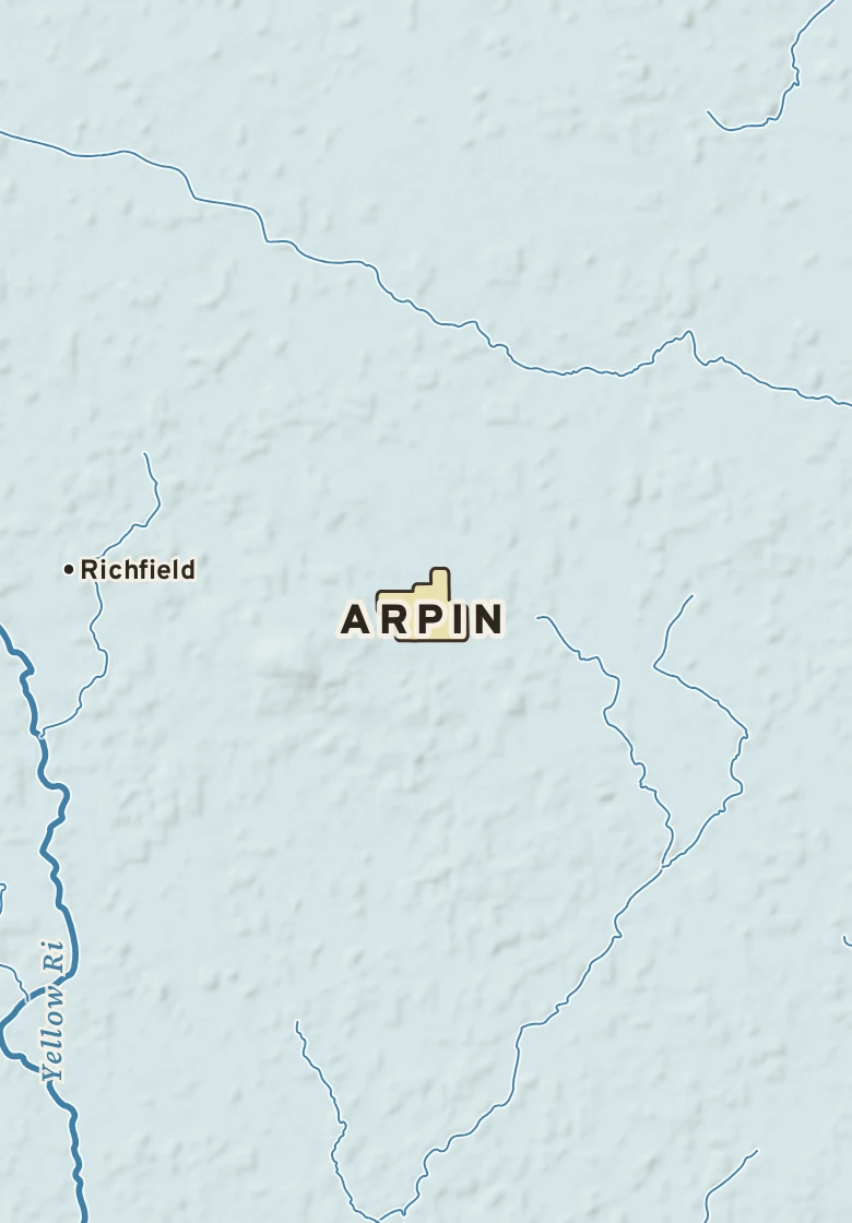 Atlas plate of Arpin, Wisconsin.