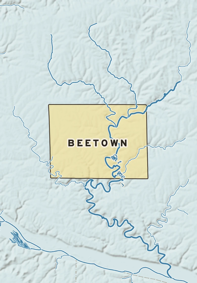 Atlas plate of Beetown, Wisconsin.