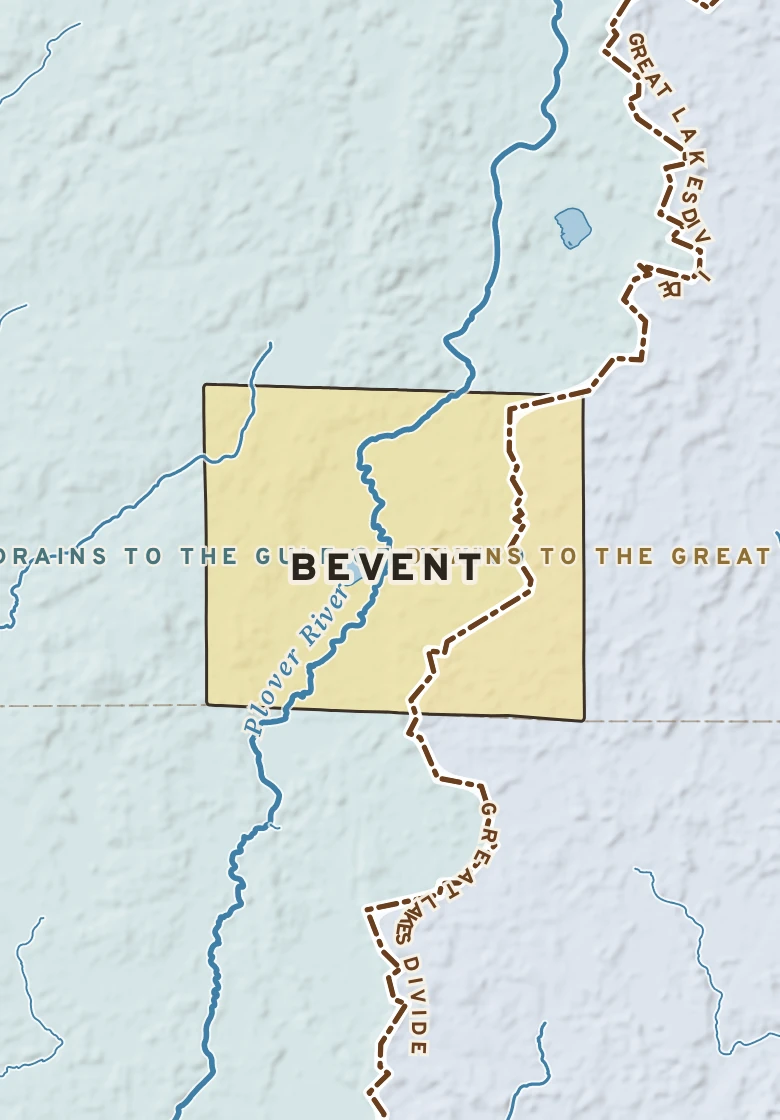 Atlas plate of Bevent, Wisconsin.