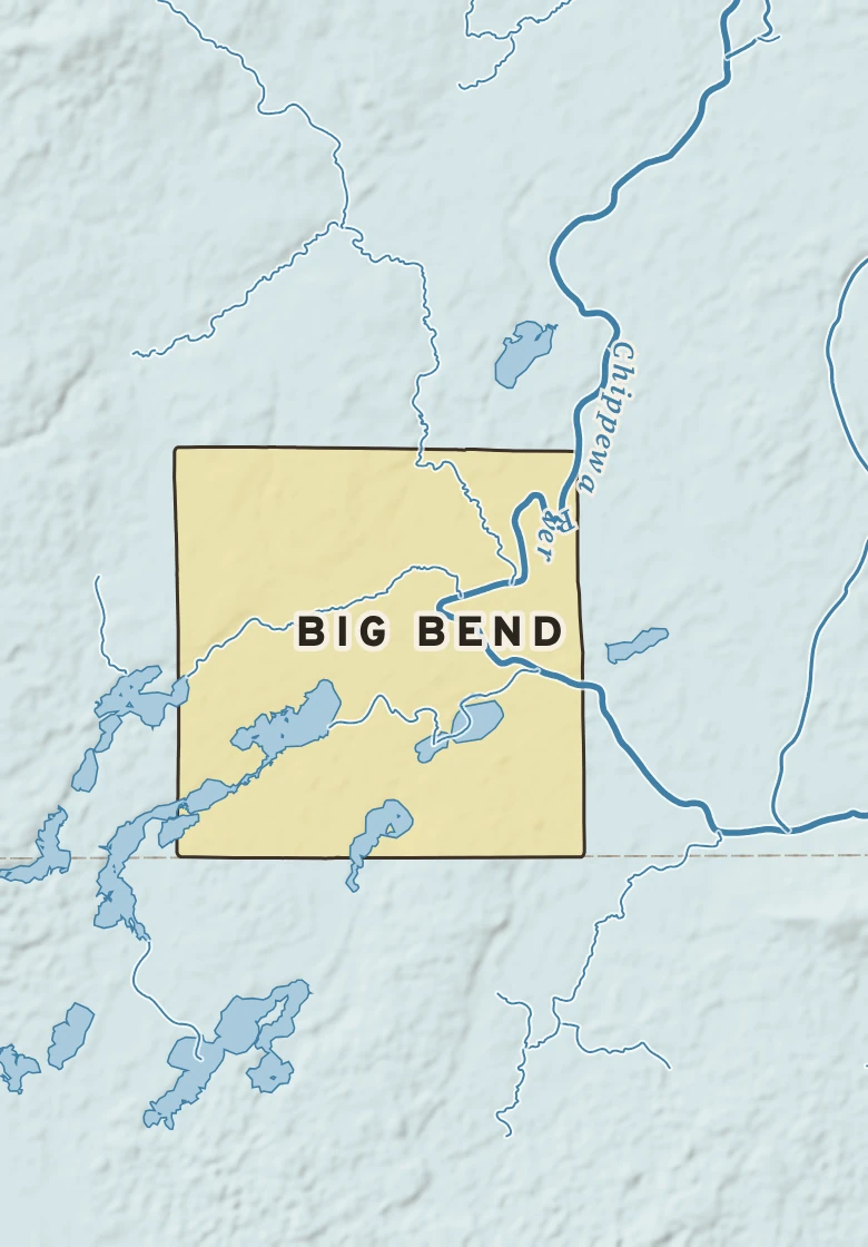 Atlas plate of Big Bend, Wisconsin.