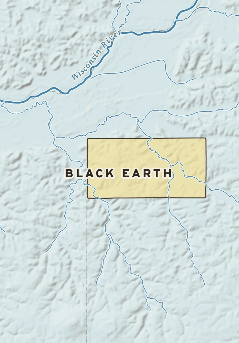 Atlas plate of Black Earth, Wisconsin.