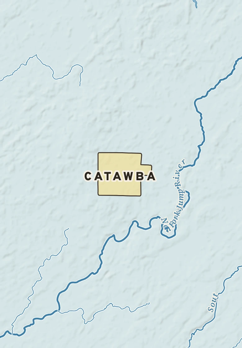 Atlas plate of Catawba, Wisconsin.