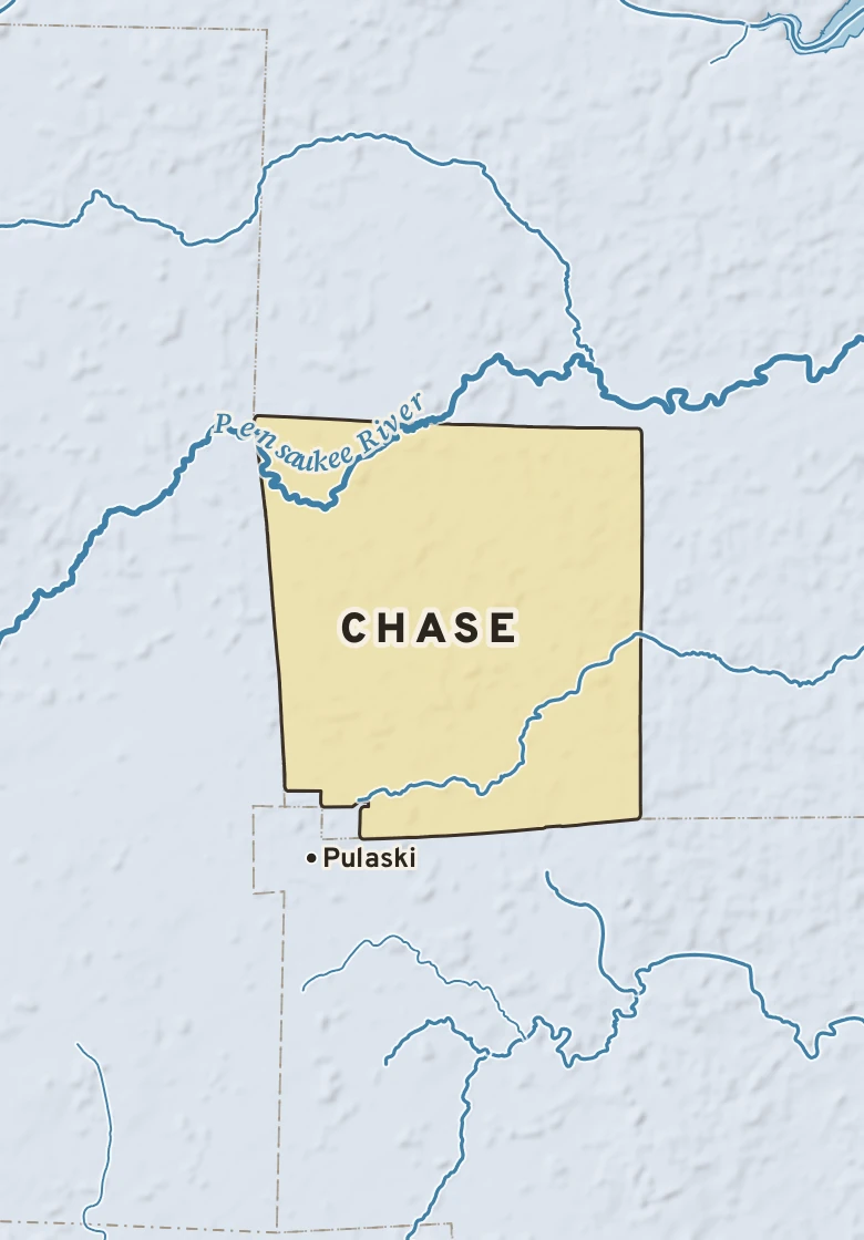 Atlas plate of Chase, Wisconsin.